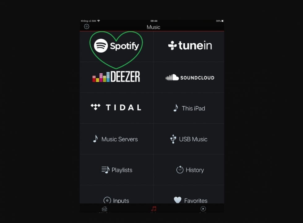Cách nghe Spotify trên Denon Heoslink