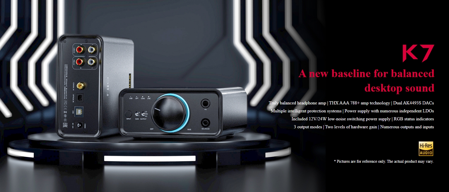 DAC/Amp FiiO K7 mới nâng cấp của Fiio K5 Pro
