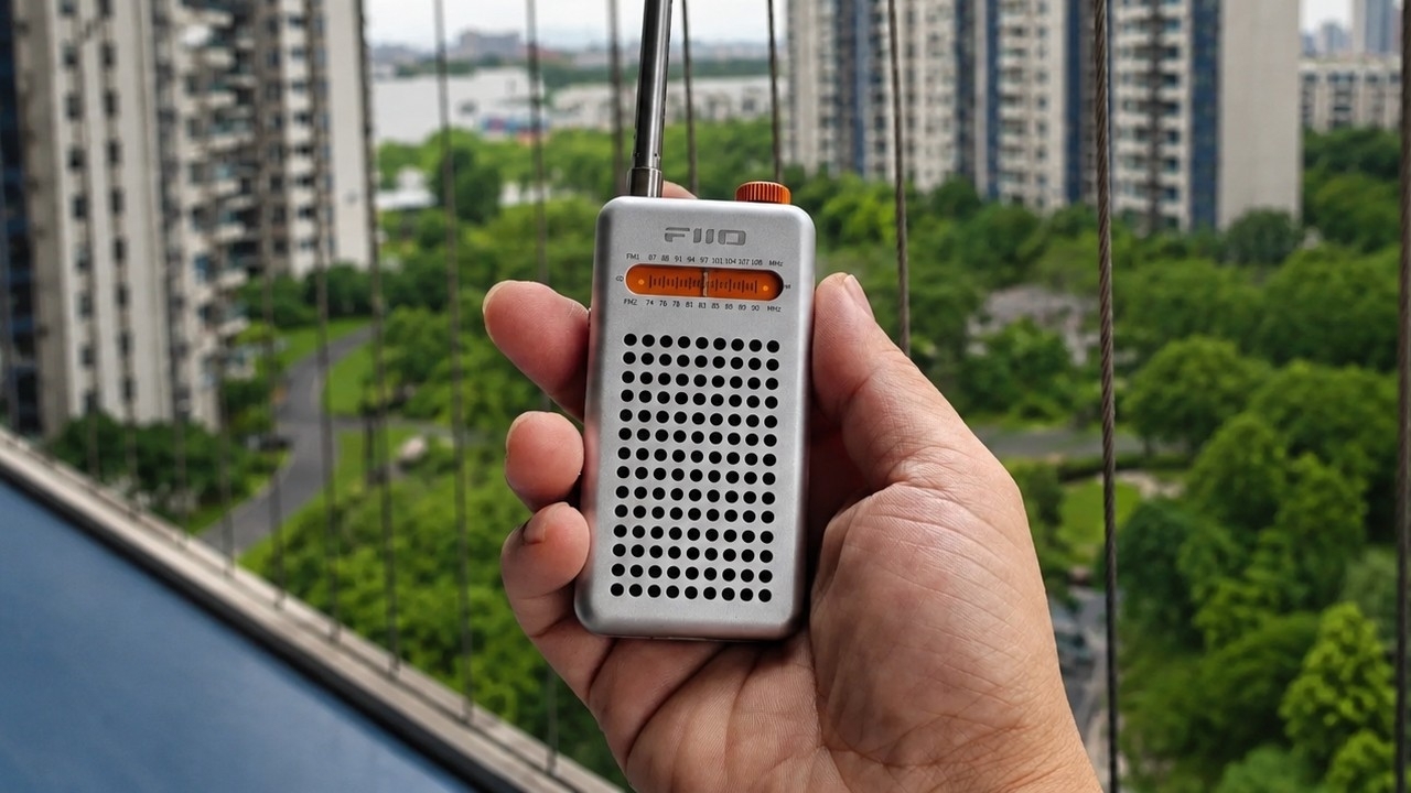 FiiO RR13 Đã Sẵn Hàng Tại Fitgearshop – Portable Headphone Amplifier Kiêm Portable Stereo Radio Đậm Chất Retro