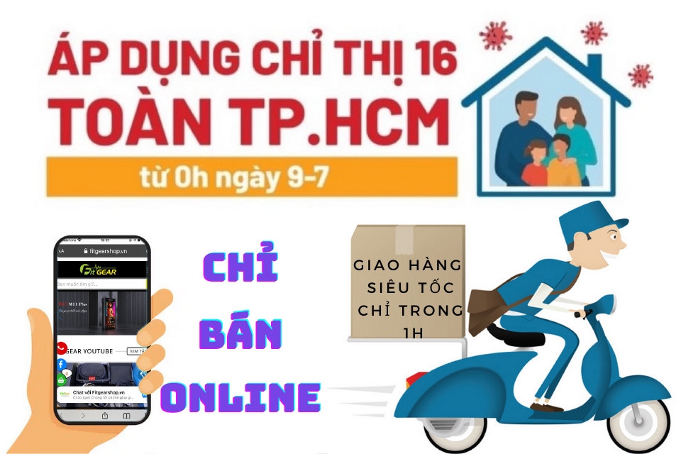 Fitgear Shop nghiêm chỉnh tuân thủ theo Chỉ Thị 16 của UBND TP.HCM