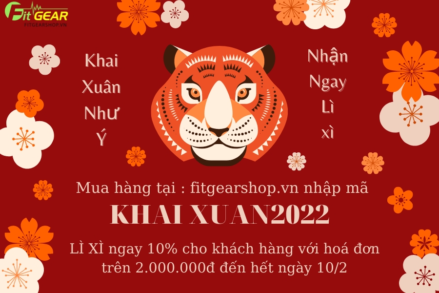 Khai xuân Fitgear shop nhận ngay lì xì