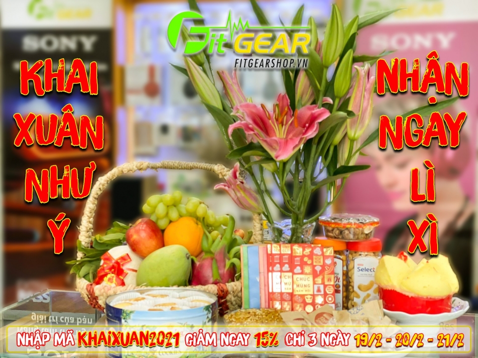 Khai Xuân Như Ý, Nhận Ngay Lì Xì tại Fitgear Shop