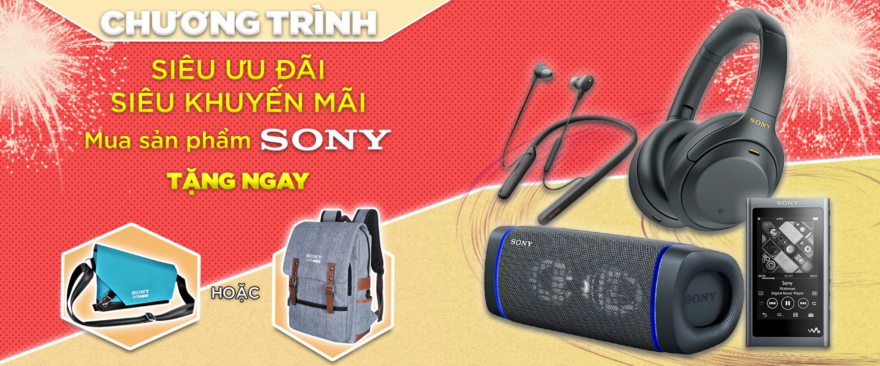 Nhận ngay quà tặng từ Sony khi mua sản phẩm tại Fitgear Shop