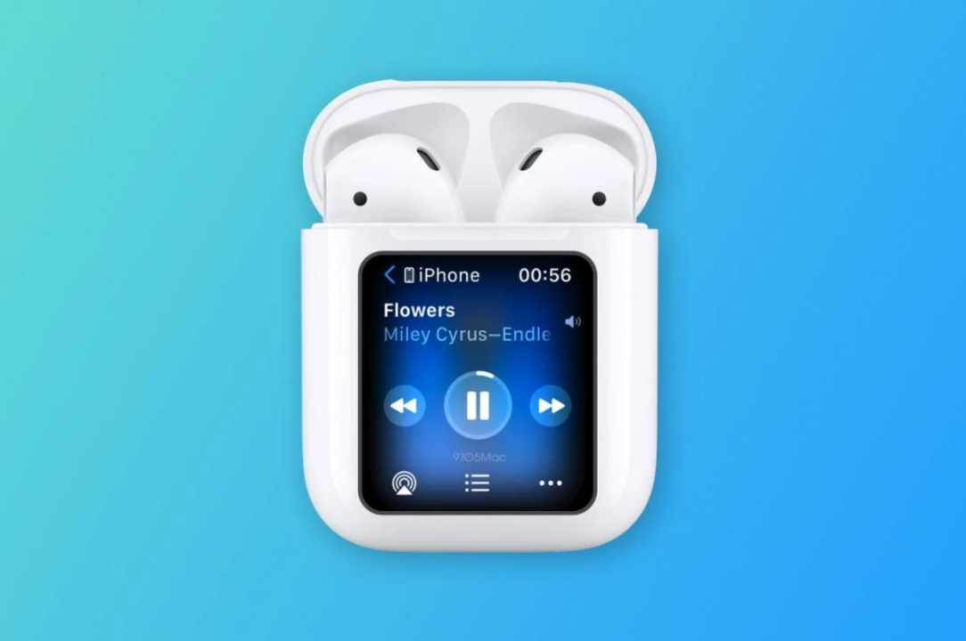 Tai nghe Apple Airpods sẽ có thêm màn hình cảm ứng trên hộp ?
