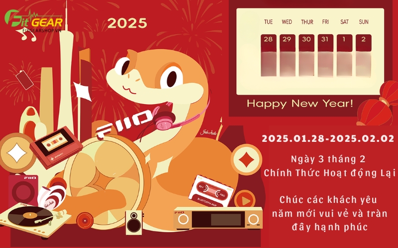 Thông Báo Lịch Nghỉ Tết Nguyên Đán 2025 tại Fitgearshop