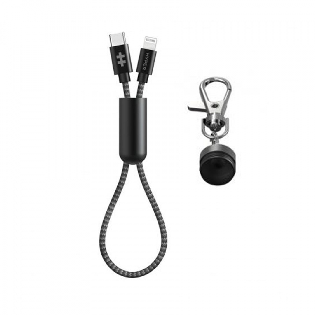 Cáp Hyperdrive Keychain Type C to Lightning 18W