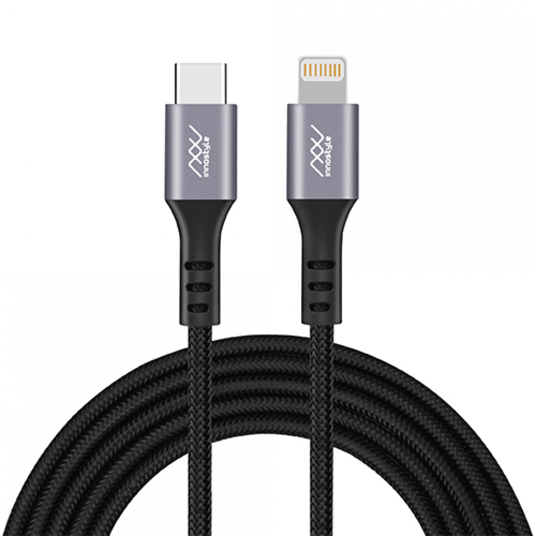 Cáp sạc nhanh Type C to Lightning hảng Innostyle Duraflex