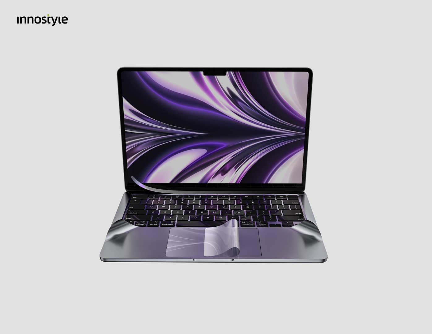 DÁN 3M INNOSTYLE (USA) DIAMOND GUARD 6-IN-1 SKIN SET FOR MACBOOK AIR M2 15-INCH 2023 GRAY