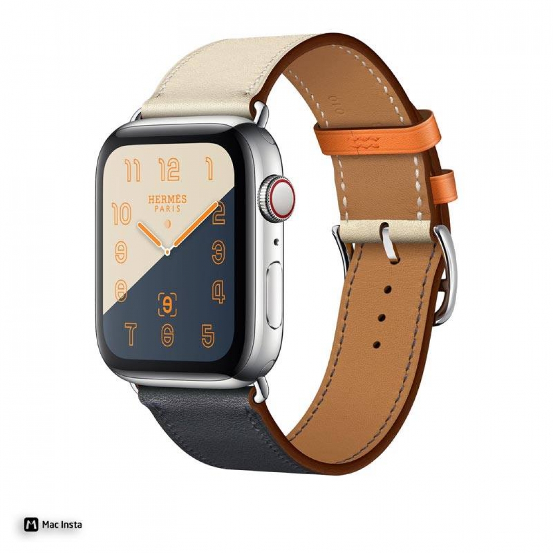 Dây da Apple Watch Hermès Single Tour 