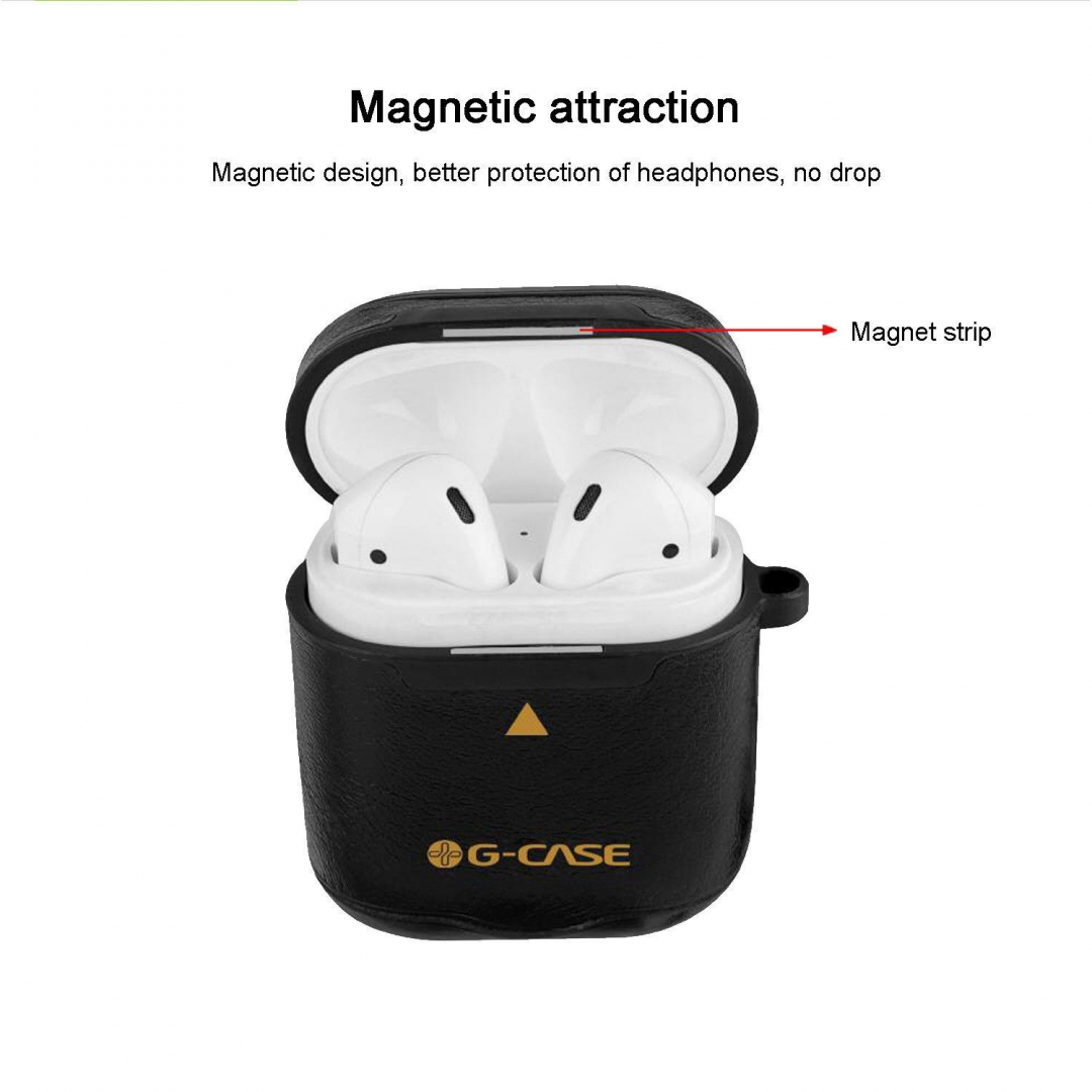 Genuine Leather Earphone Charging Protective Cover Case For AirPods Apple AirPod