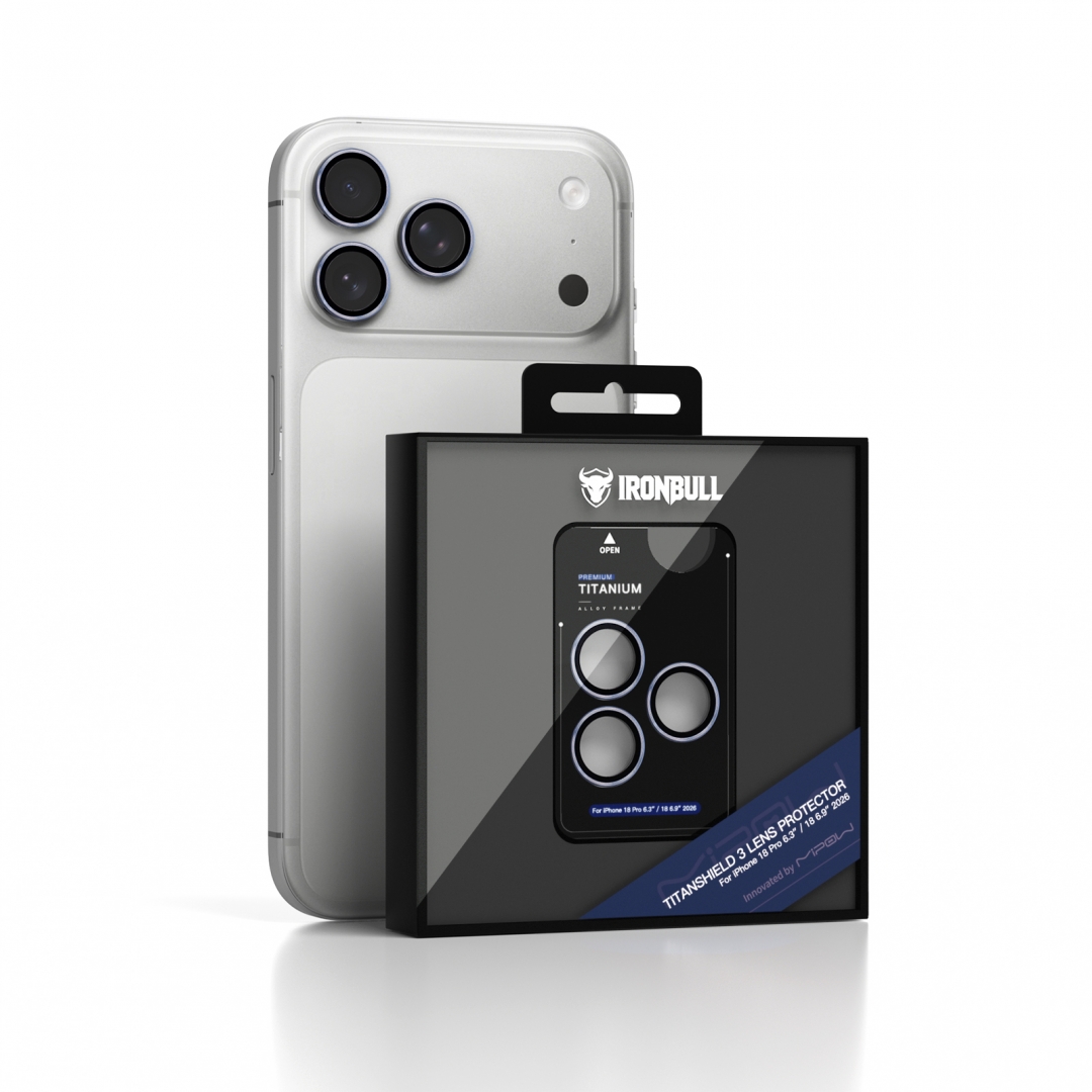 Lens Camera iPhone Pro 6.3” / Pro Max 6.9” 2026 MIPOW IRONBULL Titanshield