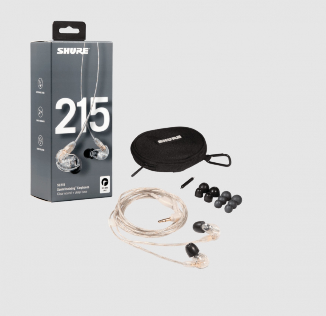Tai nghe nhét tai Shure SE215 (Không Mic)