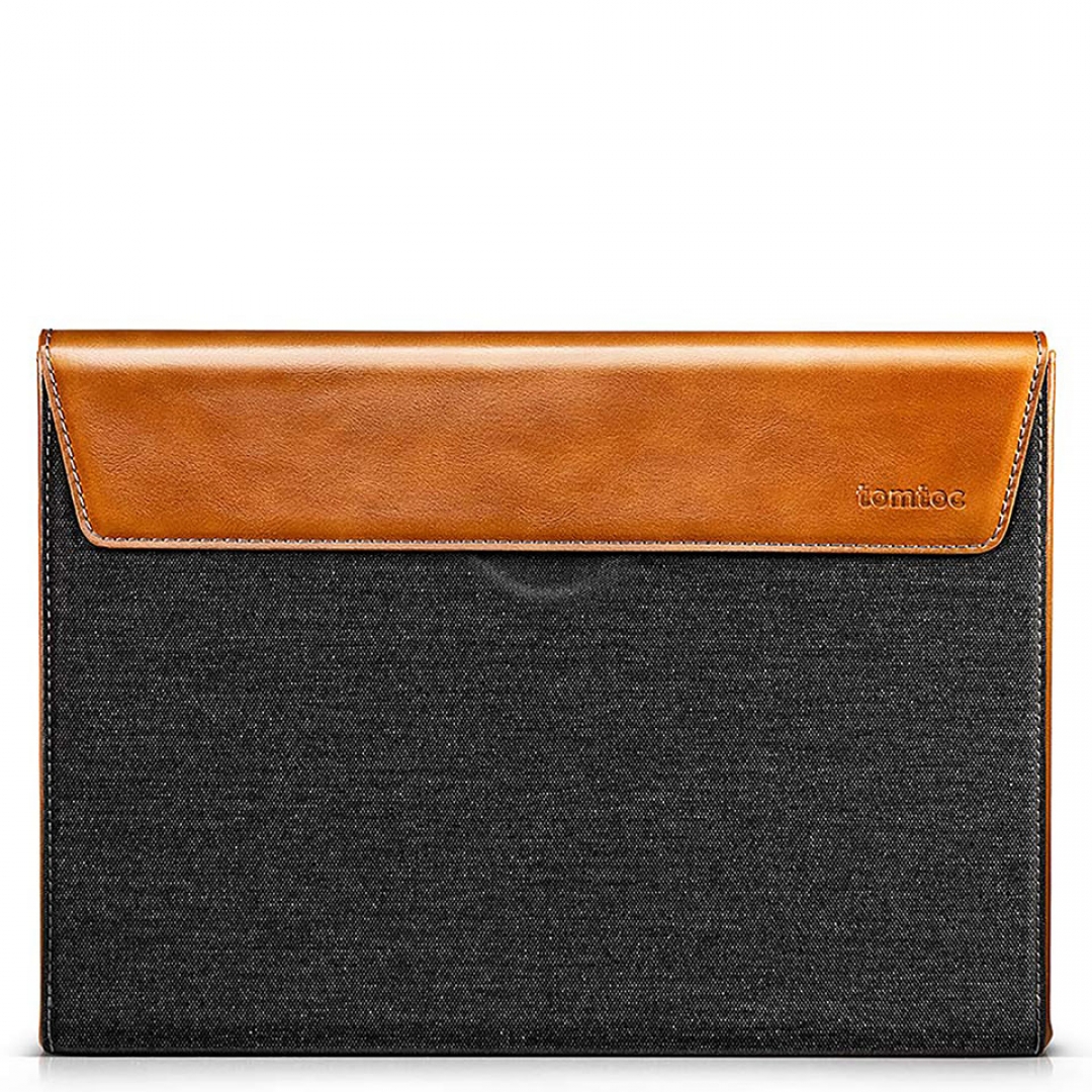 Túi Chống Sốc TOMTOC Premium leather for MB Pro 15 inch Gray (H15-E02Y)